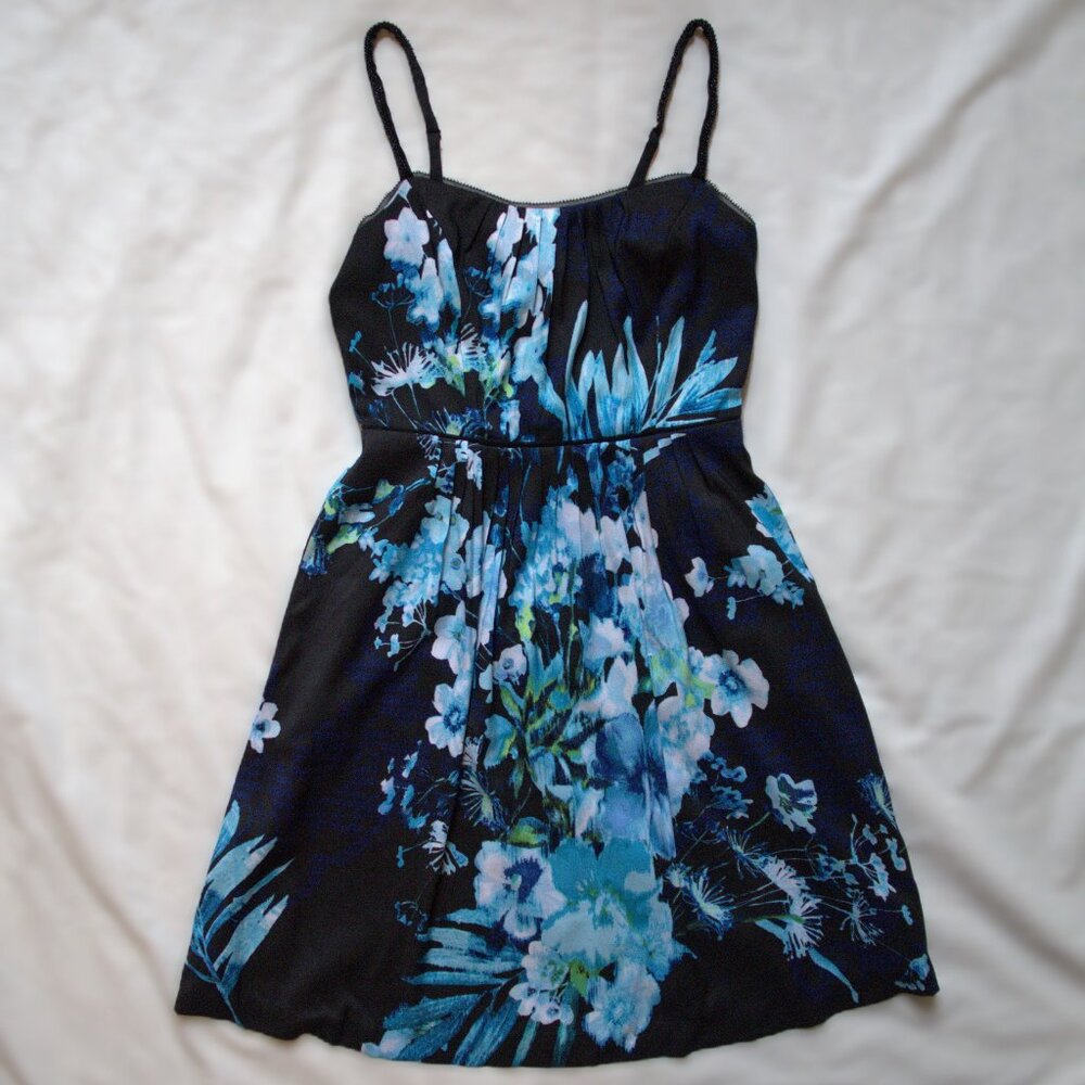 Watercolor Floral Dress with Pockets | WHBM